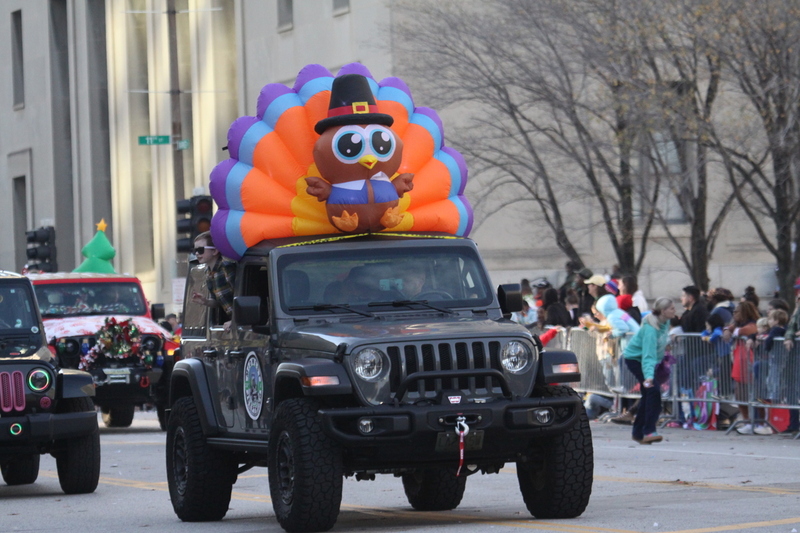 St Louis Thanksgiving Parade 2025 B -LII.jpg :: St. Louis Thanksgiving Parade 2025 - 11/22/2025 2pm - The parade is held in Downtown St. Louis on Market Street ending at Kiener Plaza. The Thanksgiving Parade is the start of the St. Louis Holiday Season. This year's parade has over 120 entrees Marching Bands, Parade floats, and Moolah Shriners. St. Louis, Missouri, USA