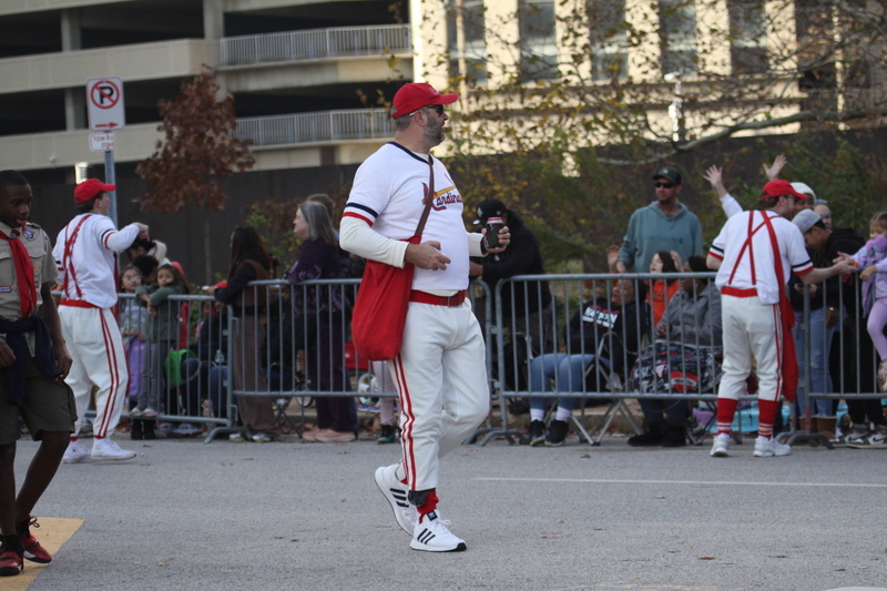 St Louis Thanksgiving Parade 2025 LXXXIII.jpg :: St. Louis Thanksgiving Parade 2025 - 11/22/2025 - 2pm - The parade began at the Stifel Theatre (Kiel Opera House) on Market Street in St. Louis, Missouri, USA. The St. Louis Thanksgiving Parade is the parade that starts the Winter Holiday Season. The Parade ends at Kiener Plaza near the Old Courthouse in front of the Gateway Arch. 