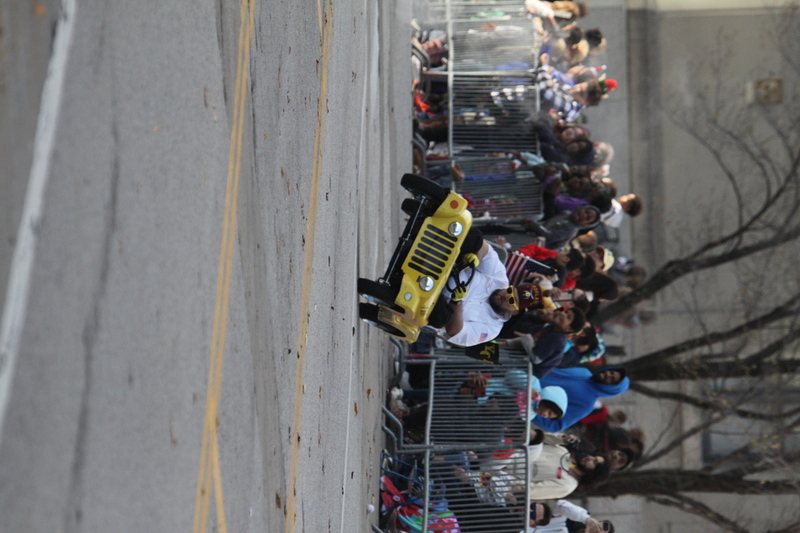 St Louis Thanksgiving Parade 2025 LXXXXVII.jpg :: St. Louis Thanksgiving Parade 2025 - 11/22/2025 - 2pm - The parade began at the Stifel Theatre (Kiel Opera House) on Market Street in St. Louis, Missouri, USA. The St. Louis Thanksgiving Parade is the parade that starts the Winter Holiday Season. The Parade ends at Kiener Plaza near the Old Courthouse in front of the Gateway Arch. 