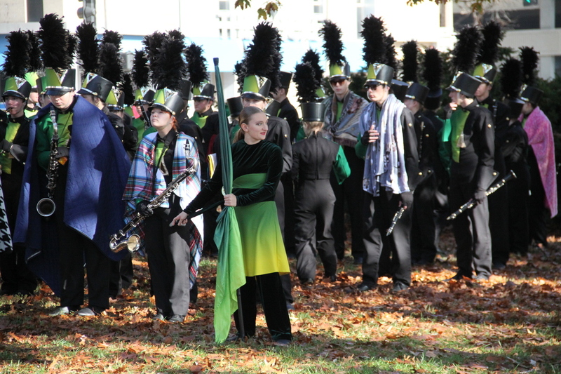 St Louis Thanksgiving Parade 2025 XXII.jpg :: St. Louis Thanksgiving Parade 2025 - 11/22/2025 - On a warm Saturday in Downtown St. Louis, Missouri, USA the floats are readied for the days parade and the opening of 'The Winterfest' at Kiener Plaza. The Lighting of the Tree is also today to begin the Christmas season in St. Louis. There will be over 120 entrees for parade goers to view. 