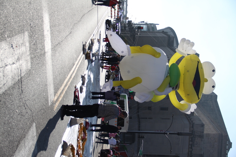 St Louis Thanksgiving Parade 2025 XXIX.jpg :: St. Louis Thanksgiving Parade 2025 - 11/22/2025 - On a warm Saturday in Downtown St. Louis, Missouri, USA the floats are readied for the days parade and the opening of 'The Winterfest' at Kiener Plaza. The Lighting of the Tree is also today to begin the Christmas season in St. Louis. There will be over 120 entrees for parade goers to view. 