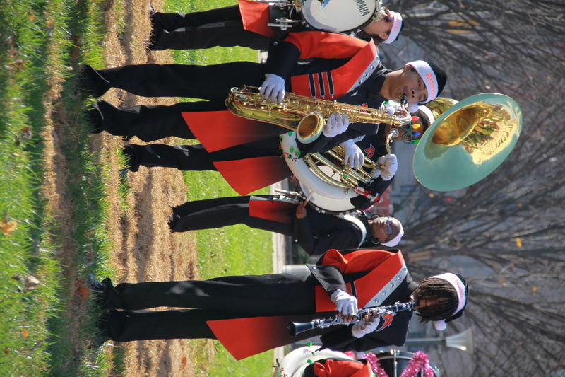 St Louis Thanksgiving Parade 2025 XXVI.jpg :: St. Louis Thanksgiving Parade 2025 - 11/22/2025 - On a warm Saturday in Downtown St. Louis, Missouri, USA the floats are readied for the days parade and the opening of 'The Winterfest' at Kiener Plaza. The Lighting of the Tree is also today to begin the Christmas season in St. Louis. There will be over 120 entrees for parade goers to view. 