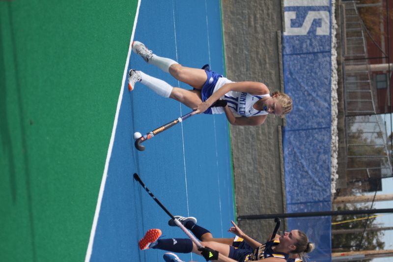 St Louis University (SLU) Womens Field Hockey vs La Salle University 2025 XI.jpg :: St Louis University (SLU) Women's Field Hockey vs La Salle University at the SLU Field Hockey Complex in St. Louis, Missouri, USA the 1 pm game was a A10 match up between the number five teams. Both SLU and La Salle University were Number Five in the Atlantic 10 Conference. October 17th 2025, Division I, NCAA