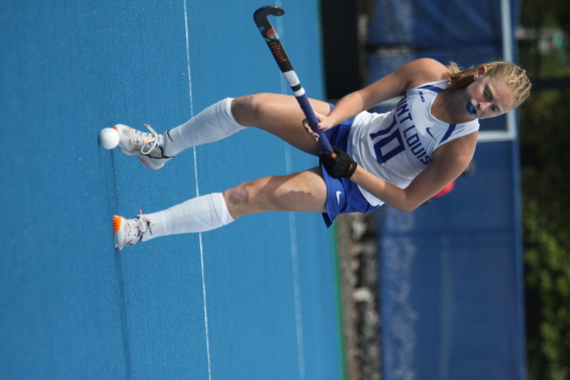 St Louis University (SLU) Womens Field Hockey vs La Salle University 2025 XIII.jpg :: St Louis University (SLU) Women's Field Hockey vs La Salle University at the SLU Field Hockey Complex in St. Louis, Missouri, USA the 1 pm game was a A10 match up between the number five teams. Both SLU and La Salle University were Number Five in the Atlantic 10 Conference. October 17th 2025, Division I, NCAA