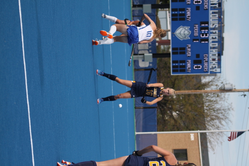 St Louis University (SLU) Womens Field Hockey vs La Salle University 2025 XVII.jpg :: St Louis University (SLU) Women's Field Hockey vs La Salle University at the SLU Field Hockey Complex in St. Louis, Missouri, USA the 1 pm game was a A10 match up between the number five teams. Both SLU and La Salle University were Number Five in the Atlantic 10 Conference. October 17th 2025, Division I, NCAA