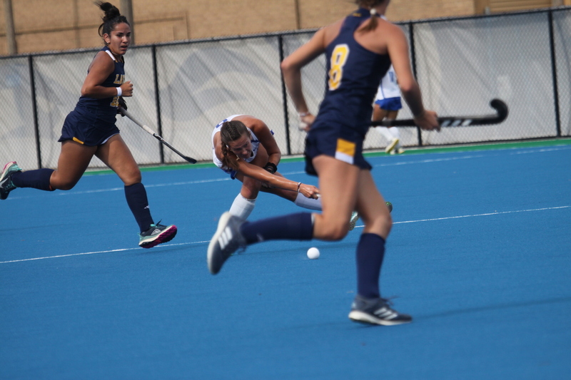 St Louis University (SLU) Womens Field Hockey vs La Salle University 2025 XXV.jpg :: St Louis University (SLU) Women's Field Hockey vs La Salle University at the SLU Field Hockey Complex in St. Louis, Missouri, USA the 1 pm game was a A10 match up between the number five teams. Both SLU and La Salle University were Number Five in the Atlantic 10 Conference. October 17th 2025, Division I, NCAA