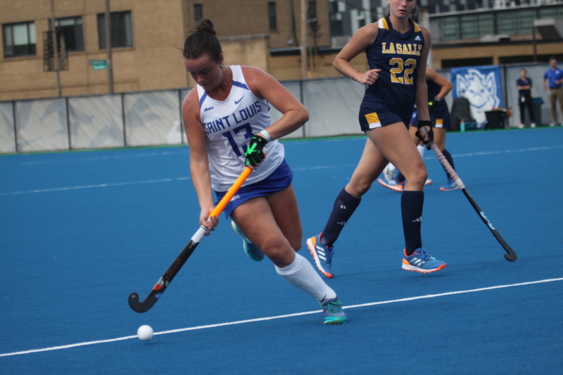 St Louis University (SLU) Womens Field Hockey vs La Salle University 2025 XXX.jpg :: St Louis University (SLU) Women's Field Hockey vs La Salle University at the SLU Field Hockey Complex in St. Louis, Missouri, USA the 1 pm game was a A10 match up between the number five teams. Both SLU and La Salle University were Number Five in the Atlantic 10 Conference. October 17th 2025, Division I, NCAA