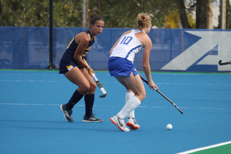 St Louis University (SLU) Womens Field Hockey vs La Salle University 2025 XXXXIII.jpg :: St Louis University (SLU) Women's Field Hockey vs La Salle University at the SLU Field Hockey Complex in St. Louis, Missouri, USA the 1 pm game was a A10 match up between the number five teams. Both SLU and La Salle University were Number Five in the Atlantic 10 Conference. October 17th 2025, Division I, NCAA