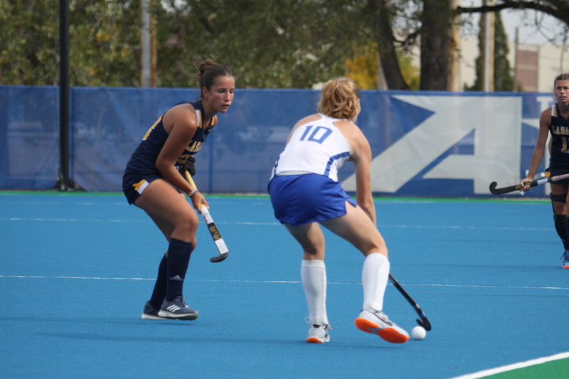 St Louis University (SLU) Womens Field Hockey vs La Salle University 2025 XXXXIV.jpg :: St Louis University (SLU) Women's Field Hockey vs La Salle University at the SLU Field Hockey Complex in St. Louis, Missouri, USA the 1 pm game was a A10 match up between the number five teams. Both SLU and La Salle University were Number Five in the Atlantic 10 Conference. October 17th 2025, Division I, NCAA