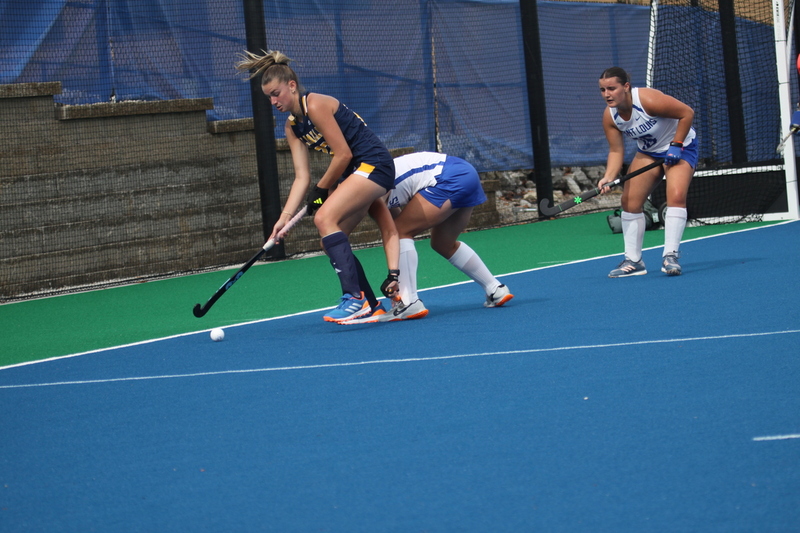 St Louis University (SLU) Womens Field Hockey vs La Salle University 2025 XXXXVIII.jpg :: St Louis University (SLU) Women's Field Hockey vs La Salle University at the SLU Field Hockey Complex in St. Louis, Missouri, USA the 1 pm game was a A10 match up between the number five teams. Both SLU and La Salle University were Number Five in the Atlantic 10 Conference. October 17th 2025, Division I, NCAA