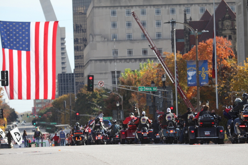 St Louis Veterans Day Parade 2025 CIII.jpg :: St Louis Veterans Day Parade on Market Street in Downtown St. Louis, Missouri, USA. The parade was proceeded by a race and walk 10th Annual Veterans Day 5K ended at the Old City Hall and Soldiers Memorial Military Museum on 1315 Chestnut, St. Louis, Missouri, USA. The Parade consists of JROTC, Cars, Motorcycles, VA Organizations, Moolah Shriners (YOMO), DAV, and Marching supporters.    