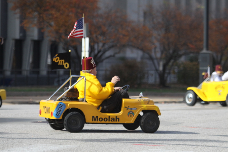 St Louis Veterans Day Parade 2025 LXVII.jpg :: St Louis Veterans Day Parade on Market Street in Downtown St. Louis, Missouri, USA. The parade was proceeded by a race and walk 10th Annual Veterans Day 5K ended at the Old City Hall and Soldiers Memorial Military Museum on 1315 Chestnut, St. Louis, Missouri, USA. The Parade consists of JROTC, Cars, Motorcycles, VA Organizations, Moolah Shriners (YOMO), DAV, and Marching supporters.    