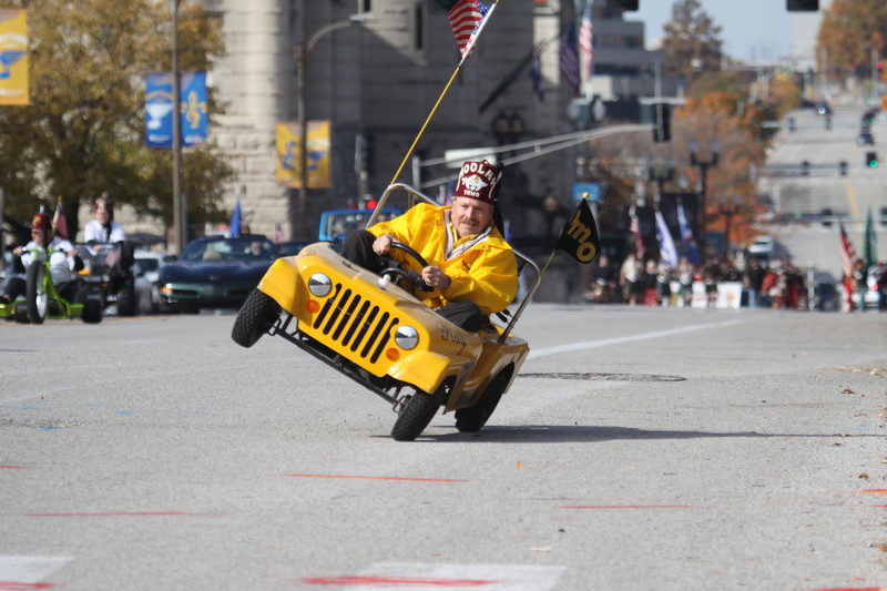 St Louis Veterans Day Parade 2025 LXXIII.jpg :: St Louis Veterans Day Parade on Market Street in Downtown St. Louis, Missouri, USA. The parade was proceeded by a race and walk 10th Annual Veterans Day 5K ended at the Old City Hall and Soldiers Memorial Military Museum on 1315 Chestnut, St. Louis, Missouri, USA. The Parade consists of JROTC, Cars, Motorcycles, VA Organizations, Moolah Shriners (YOMO), DAV, and Marching supporters.    