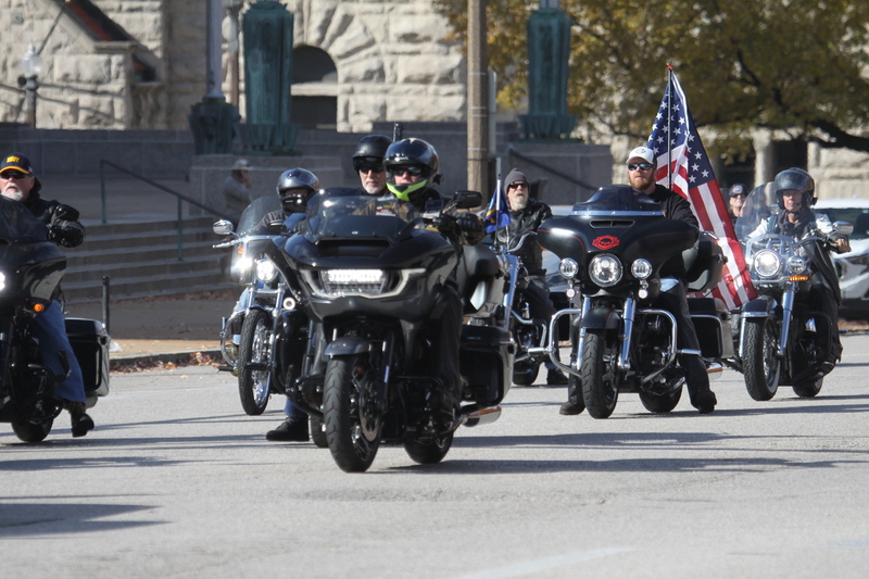 St Louis Veterans Day Parade 2025 LXXXIX.jpg :: St Louis Veterans Day Parade on Market Street in Downtown St. Louis, Missouri, USA. The parade was proceeded by a race and walk 10th Annual Veterans Day 5K ended at the Old City Hall and Soldiers Memorial Military Museum on 1315 Chestnut, St. Louis, Missouri, USA. The Parade consists of JROTC, Cars, Motorcycles, VA Organizations, Moolah Shriners (YOMO), DAV, and Marching supporters.    