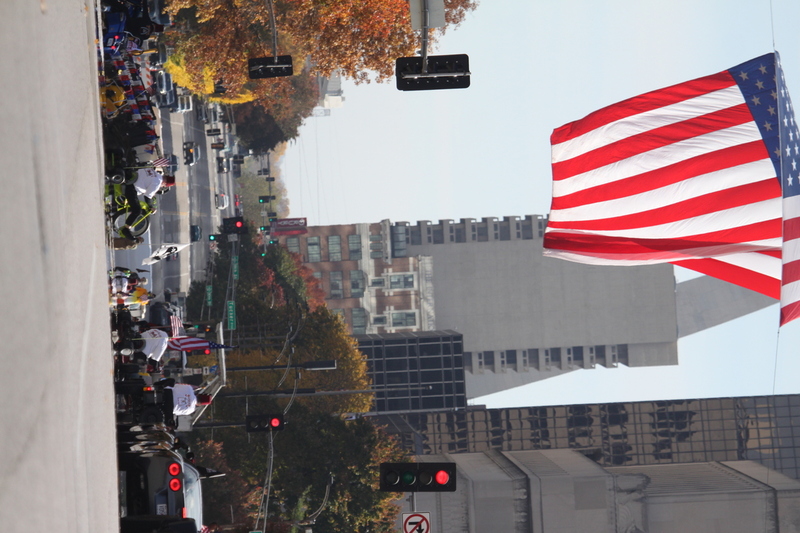 St Louis Veterans Day Parade 2025 LXXXV.jpg :: St Louis Veterans Day Parade on Market Street in Downtown St. Louis, Missouri, USA. The parade was proceeded by a race and walk 10th Annual Veterans Day 5K ended at the Old City Hall and Soldiers Memorial Military Museum on 1315 Chestnut, St. Louis, Missouri, USA. The Parade consists of JROTC, Cars, Motorcycles, VA Organizations, Moolah Shriners (YOMO), DAV, and Marching supporters.    
