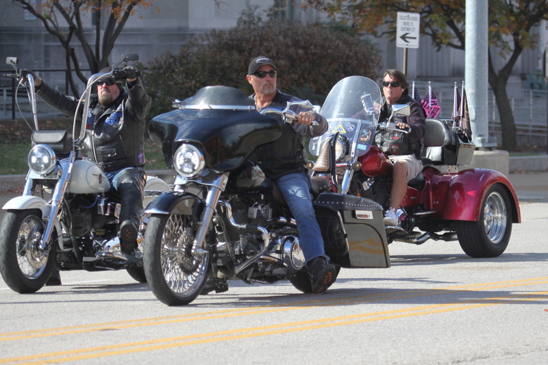 St Louis Veterans Day Parade 2025 LXXXVIII.jpg :: St Louis Veterans Day Parade on Market Street in Downtown St. Louis, Missouri, USA. The parade was proceeded by a race and walk 10th Annual Veterans Day 5K ended at the Old City Hall and Soldiers Memorial Military Museum on 1315 Chestnut, St. Louis, Missouri, USA. The Parade consists of JROTC, Cars, Motorcycles, VA Organizations, Moolah Shriners (YOMO), DAV, and Marching supporters.    