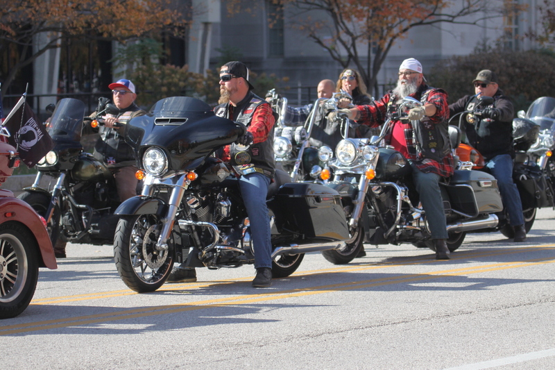 St Louis Veterans Day Parade 2025 LXXXXIV.jpg :: St Louis Veterans Day Parade on Market Street in Downtown St. Louis, Missouri, USA. The parade was proceeded by a race and walk 10th Annual Veterans Day 5K ended at the Old City Hall and Soldiers Memorial Military Museum on 1315 Chestnut, St. Louis, Missouri, USA. The Parade consists of JROTC, Cars, Motorcycles, VA Organizations, Moolah Shriners (YOMO), DAV, and Marching supporters.    