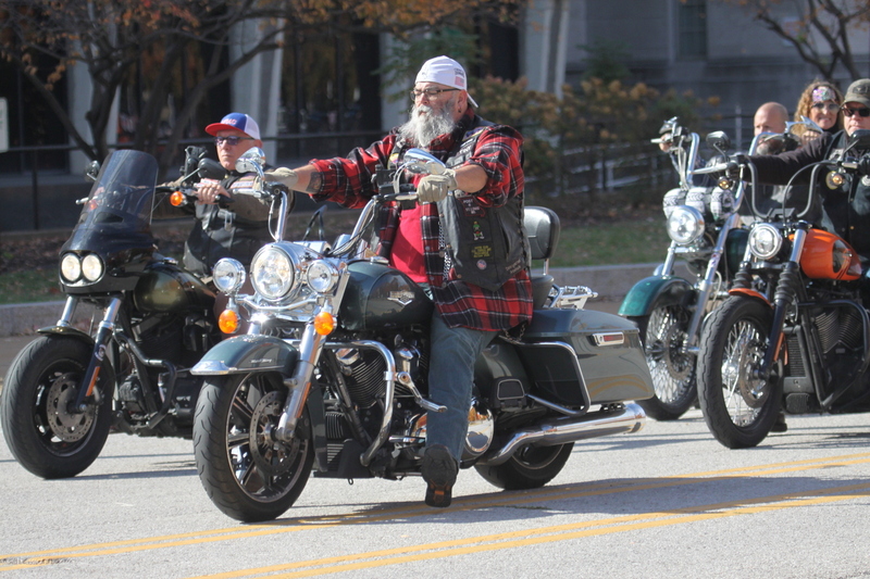 St Louis Veterans Day Parade 2025 LXXXXVI.jpg :: St Louis Veterans Day Parade on Market Street in Downtown St. Louis, Missouri, USA. The parade was proceeded by a race and walk 10th Annual Veterans Day 5K ended at the Old City Hall and Soldiers Memorial Military Museum on 1315 Chestnut, St. Louis, Missouri, USA. The Parade consists of JROTC, Cars, Motorcycles, VA Organizations, Moolah Shriners (YOMO), DAV, and Marching supporters.    