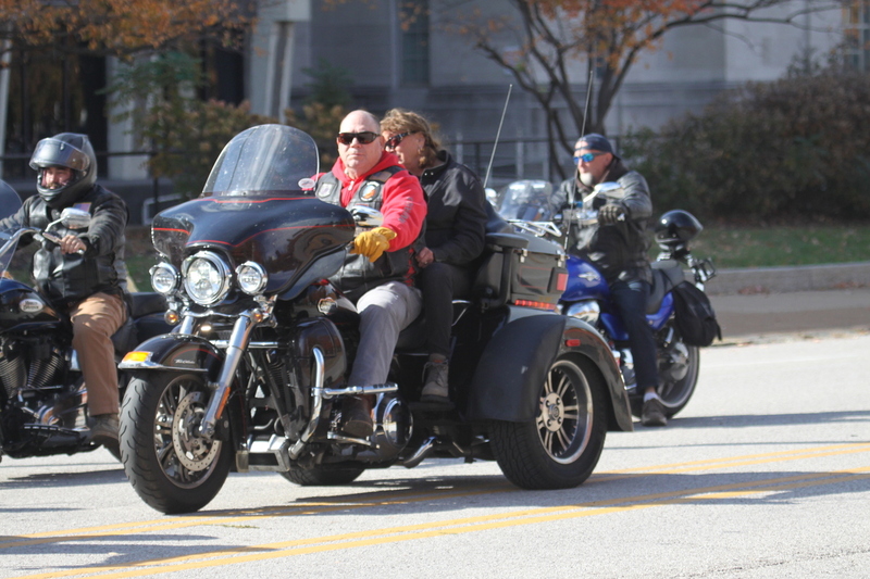 St Louis Veterans Day Parade 2025 LXXXXVIII.jpg :: St Louis Veterans Day Parade on Market Street in Downtown St. Louis, Missouri, USA. The parade was proceeded by a race and walk 10th Annual Veterans Day 5K ended at the Old City Hall and Soldiers Memorial Military Museum on 1315 Chestnut, St. Louis, Missouri, USA. The Parade consists of JROTC, Cars, Motorcycles, VA Organizations, Moolah Shriners (YOMO), DAV, and Marching supporters.    