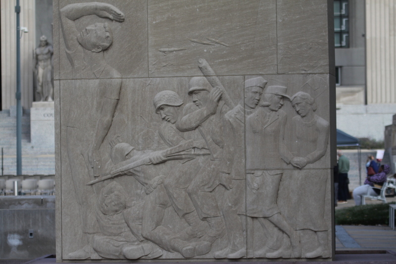 St Louis Veterans Day Parade 2025 XXI.jpg :: St. Louis Veterans Day Parade 2025 in St. Louis, Missouri, USA at the Soldiers Memorial Military Museum in Downtown St. Louis on 1315 Chestnut, St. Louis, Missouri, USA. The parade route is on Market Street. The crowd gathered for the remembrance and honoring of our nations Veterans The parade is always blessed by the St. Louis area JROTC and bands from local High Schools. 