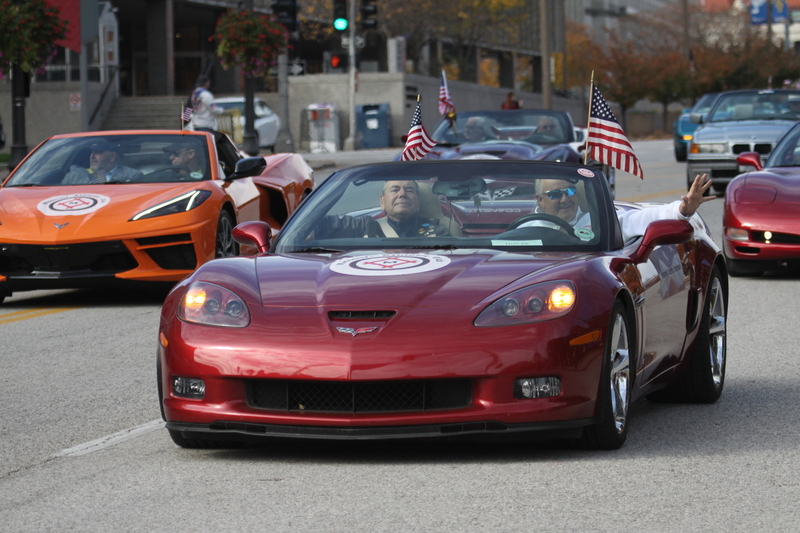 St Louis Veterans Day Parade 2025 XXXX.jpg :: St. Louis Veterans Day Parade 2025 in St. Louis, Missouri, USA at the Soldiers Memorial Military Museum in Downtown St. Louis on 1315 Chestnut, St. Louis, Missouri, USA. The parade route is on Market Street. The crowd gathered for the remembrance and honoring of our nations Veterans The parade is always blessed by the St. Louis area JROTC and bands from local High Schools. 