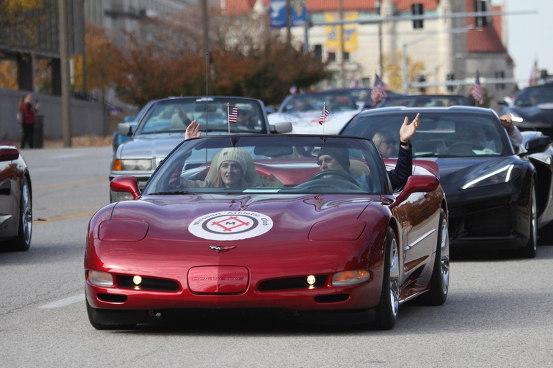 St Louis Veterans Day Parade 2025 XXXXI.jpg :: St. Louis Veterans Day Parade 2025 in St. Louis, Missouri, USA at the Soldiers Memorial Military Museum in Downtown St. Louis on 1315 Chestnut, St. Louis, Missouri, USA. The parade route is on Market Street. The crowd gathered for the remembrance and honoring of our nations Veterans The parade is always blessed by the St. Louis area JROTC and bands from local High Schools. 