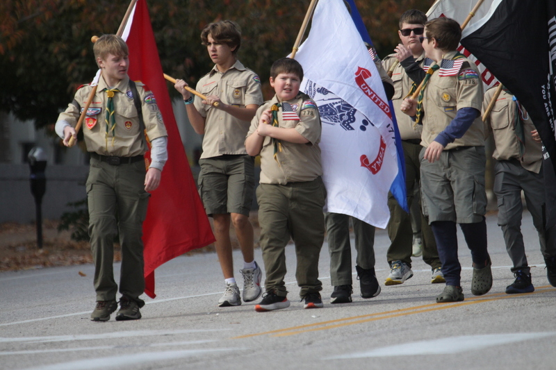 St Louis Veterans Day Parade 2025 XXXXIII.jpg :: St. Louis Veterans Day Parade 2025 in St. Louis, Missouri, USA at the Soldiers Memorial Military Museum in Downtown St. Louis on 1315 Chestnut, St. Louis, Missouri, USA. The parade route is on Market Street. The crowd gathered for the remembrance and honoring of our nations Veterans The parade is always blessed by the St. Louis area JROTC and bands from local High Schools. 