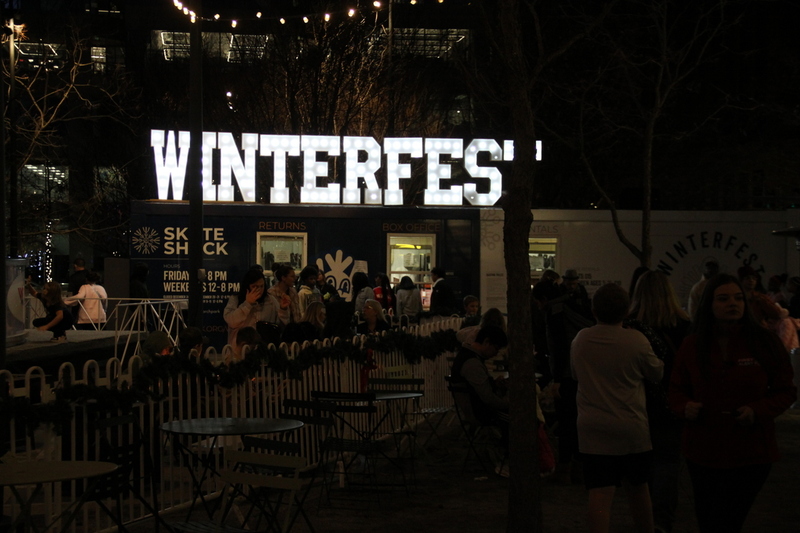 St Louis Winterfest 2025 LI.jpg :: St. Louis WINTERFEST 2025-2026 November 22, 2025 to January 11,2026 at Kiener Plaza-St. Louis, Missouri, USA. 10th Anniversary - Ice Skating, Cozy Igloos, Marshmallow-Toasting, S'mores stations, Under thousands of twinkling lights, Ameren Missouri Festival of Lights, The Salvation Army Tree of Lights