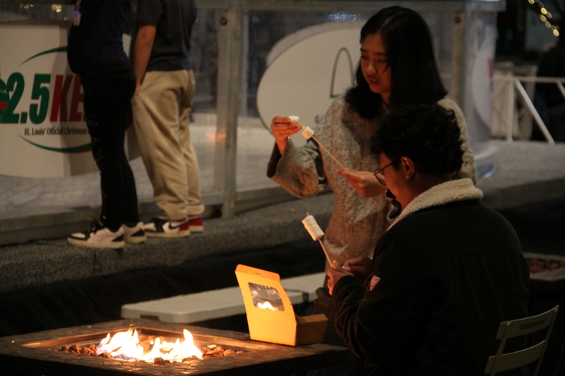 St Louis Winterfest 2025 LIX.jpg :: St. Louis WINTERFEST 2025-2026 November 22, 2025 to January 11,2026 at Kiener Plaza-St. Louis, Missouri, USA. 10th Anniversary - Ice Skating, Cozy Igloos, Marshmallow-Toasting, S'mores stations, Under thousands of twinkling lights, Ameren Missouri Festival of Lights, The Salvation Army Tree of Lights