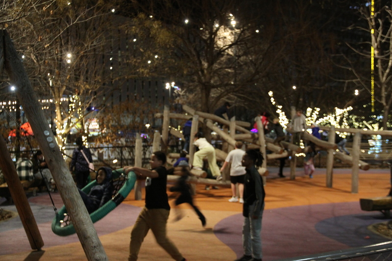 St Louis Winterfest 2025 LXVIII.jpg :: St. Louis WINTERFEST 2025-2026 November 22, 2025 to January 11,2026 at Kiener Plaza-St. Louis, Missouri, USA. 10th Anniversary - Ice Skating, Cozy Igloos, Marshmallow-Toasting, S'mores stations, Under thousands of twinkling lights, Ameren Missouri Festival of Lights, The Salvation Army Tree of Lights