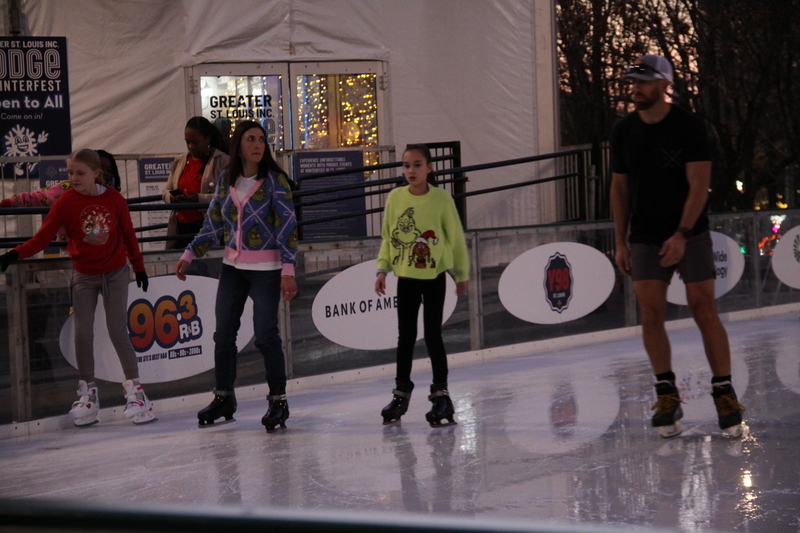 St Louis Winterfest 2025 XVII.jpg :: St. Louis WINTERFEST 2025-2026 at Kiener Plaza in Downtown St. Louis, Missouri, USA. 10th Anniversary the festival has food and drink family fun from November 22,2025 to January 11,2026. On-site activities Ice Skating, Cozy Igloos, Marshmallow toasting, S'mores station, all under thousands of twinkling lights. Ameren Missouri Festival of Lights, The Salvation Army Tree of Lights movie night and fireworks