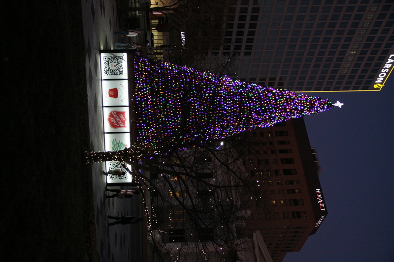 St Louis Winterfest 2025 XXVII.jpg :: St. Louis WINTERFEST 2025-2026 at Kiener Plaza in Downtown St. Louis, Missouri, USA. 10th Anniversary the festival has food and drink family fun from November 22,2025 to January 11,2026. On-site activities Ice Skating, Cozy Igloos, Marshmallow toasting, S'mores station, all under thousands of twinkling lights. Ameren Missouri Festival of Lights, The Salvation Army Tree of Lights movie night and fireworks