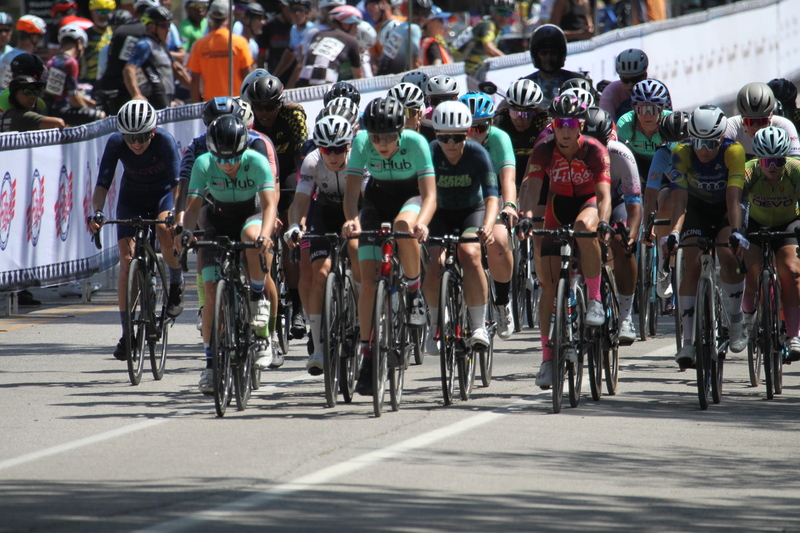 TOUR de Francis Park 2025 A -XXXVI.jpg :: Tour de Francis Park 2025/Gateway Cup 2025 - Women 3/4/5 & Women's 40+ 1230pm 40 minutes - Tour de Francis Park! Francis Park, named after David Rowland Francis - President of the Louisiana Purchase Exposition (the 1904 World's Fair) is known for its wide, tree lined streets and for having beautiful churches on every corner. Today the St. Louis Hills neighborhood showcases gingerbread bungalows, stately homes and some of the tidiest landscaping in St. Louis, Missouri, USA - Peloton - in a bicycle race, the term PELOTON refers to the main group of riders, also known as the PACK or BUNCH. Riders race in a pack to draft, which means they ride closely together to save energy and improve speed. 