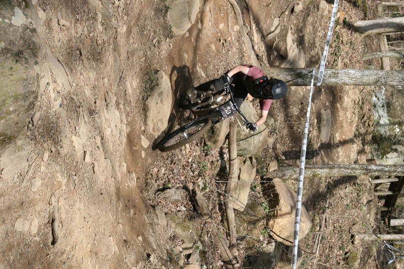 Tennessee National Mountain Bike Festival 2023 LXXXX.jpg :: Tennessee National 2023 - Tennessee Mountain Bike Festival 2023 - Windrock Bicycle Park in Oliver Springs, Tennessee, USA. Mountain Bike Downhill on the wooded trail in hills of Tennessee. Fast downhill action with aerials throughout the run. Red Bull gives you wings. 