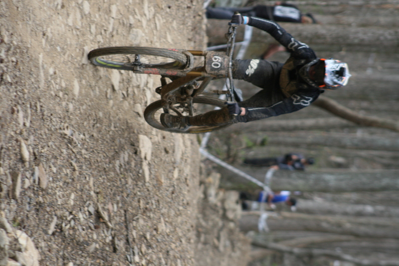 Tennessee National Mountain Bike Festival 2023 XXXVIII.jpg :: Tennessee National 2023 - Tennessee Mountain Bike Festival 2023 - Windrock Bicycle Park in Oliver Springs, Tennessee, USA. Mountain Bike Downhill on the wooded trail in hills of Tennessee. Fast downhill action with aerials throughout the run. Red Bull gives you wings. 
