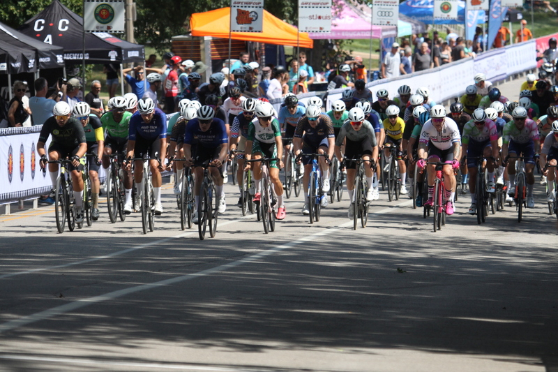 Tour De Francis Park 2025 B -XXXXIX.jpg :: Tour de Francis Park 2025/Gateway Cup 2025 - Fast, wide, smooth, and FAST, the Tour de Francis Park is a series favorite. This long 1.2-mile course is full throttle-featuring one super-fast downhill turn 2 that sets up a long uphill drag to the finish. - Gateway Cup website - Breakaway - sudden acceleration by one or more bicyclists pulling away from the in a race. USA Cycling