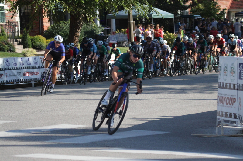 Tour De Francis Park 2025 D -IV.jpg :: Tour de Francis Park 2025/Gateway Cup 2025 - Women's Pro CAT 1/2 70 Minutes of racing - Tour de Francis Park! Francis Park, named after David Rowland Francis - President of the Louisiana Purchase Exposition (the 1904 World's Fair) is known for its wide tree lined streets and for having beautiful churches on every corner. Today the St. Louis Hills neighborhood Showcases gingerbread bungalows, stately homes and some of the tidiest landscaping in St. Louis. - Gateway Cup Website - Riders that have been significantly delayed (have to get off bikes, step overriders, forced detour off course to continue, etc.) may report for a free lap. Rider's reporting are subject to the decision of the officials monitoring the course to allow the free lap. (web) Riders no longer have a free lap with four laps to the finish. Riders not on pace will be removed with four laps to the finish. This will remove slower riders not on lead lap and clear the course for riders sprinting for position. 