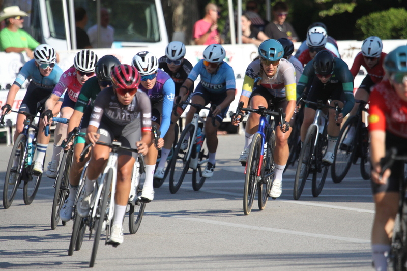 Tour De Francis Park 2025 D -LVII.jpg :: Tour de Francis Park 2025/Gateway Cup 2025 - Women's Pro 1/2 70 Minutes of racing - Fast, Wide, Smooth, and FAST, the Tour de Francis Park is a series favorite. This long 1.2-mile course, is full throttle-feature one super-fast downhill Turn 2 that sets up a long uphill drag to the finish. -Gateway Cup webpage - A criterium, or crit, is a bike race consisting of several laps around a closed circuit, the length of each lap or ranging from about 400 meters to 10,000 meters. (Criterium webpage)