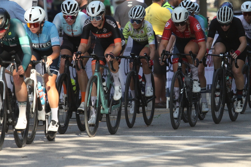 Tour De Francis Park 2025 D -LXV.jpg :: Tour de Francis Park 2025/Gateway Cup 2025 - Women's Pro CAT 1-2, 70 minutes of racing- Fast, Wide, Smooth, and FAST, the Tour de Francis Park is a series favorite. This long 1.2-mile course, is full throttle-featuring one superfast downhill turn 2 that sets up a long uphill drag to the finish. Omnium - a multiple race event in track cycling. In recent years, road racing has also adopted the term to describe multi-day races that feature three primary road races events (time trial, mass start, and criterium). USA Cycling