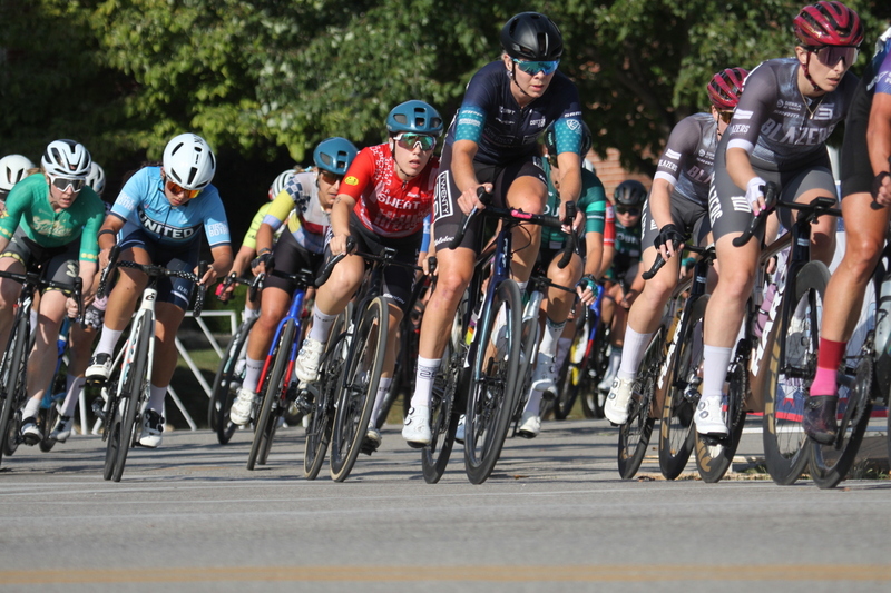 Tour De Francis Park 2025 D -XVII.jpg :: Tour de Francis Park 2025/Gateway Cup 2025 - Women's Pro CAT 1/2 70 Minutes of racing - Tour de Francis Park! Francis Park, named after David Rowland Francis - President of the Louisiana Purchase Exposition (the 1904 World's Fair) is known for its wide tree lined streets and for having beautiful churches on every corner. Today the St. Louis Hills neighborhood Showcases gingerbread bungalows, stately homes and some of the tidiest landscaping in St. Louis. - Gateway Cup Website - Riders that have been significantly delayed (have to get off bikes, step overriders, forced detour off course to continue, etc.) may report for a free lap. Rider's reporting are subject to the decision of the officials monitoring the course to allow the free lap. (web) Riders no longer have a free lap with four laps to the finish. Riders not on pace will be removed with four laps to the finish. This will remove slower riders not on lead lap and clear the course for riders sprinting for position. 