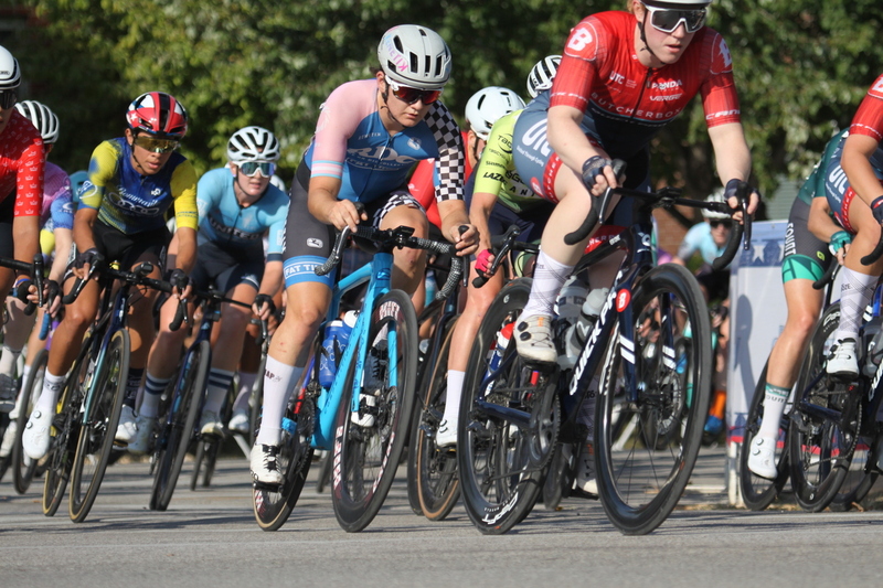 Tour De Francis Park 2025 D -XXI.jpg :: Tour de Francis Park 2025/Gateway Cup 2025 - Women's Pro CAT 1/2 70 Minutes of racing - Tour de Francis Park! Francis Park, named after David Rowland Francis - President of the Louisiana Purchase Exposition (the 1904 World's Fair) is known for its wide tree lined streets and for having beautiful churches on every corner. Today the St. Louis Hills neighborhood Showcases gingerbread bungalows, stately homes and some of the tidiest landscaping in St. Louis. - Gateway Cup Website - Riders that have been significantly delayed (have to get off bikes, step overriders, forced detour off course to continue, etc.) may report for a free lap. Rider's reporting are subject to the decision of the officials monitoring the course to allow the free lap. (web) Riders no longer have a free lap with four laps to the finish. Riders not on pace will be removed with four laps to the finish. This will remove slower riders not on lead lap and clear the course for riders sprinting for position. 