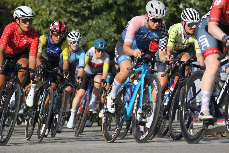 Tour De Francis Park 2025 D -XXII.jpg :: Tour de Francis Park 2025/Gateway Cup 2025 - Women's Pro CAT 1/2 70 Minutes of racing - Tour de Francis Park! Francis Park, named after David Rowland Francis - President of the Louisiana Purchase Exposition (the 1904 World's Fair) is known for its wide tree lined streets and for having beautiful churches on every corner. Today the St. Louis Hills neighborhood Showcases gingerbread bungalows, stately homes and some of the tidiest landscaping in St. Louis. - Gateway Cup Website - Riders that have been significantly delayed (have to get off bikes, step overriders, forced detour off course to continue, etc.) may report for a free lap. Rider's reporting are subject to the decision of the officials monitoring the course to allow the free lap. (web) Riders no longer have a free lap with four laps to the finish. Riders not on pace will be removed with four laps to the finish. This will remove slower riders not on lead lap and clear the course for riders sprinting for position. 