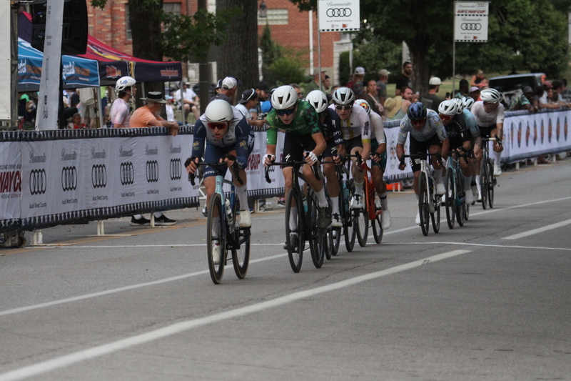 Tour De Francis Park 2025 E -LXXIV.jpg :: Tour de Francis Park 2025, Gateway Cup 2025, Men's Pro CAT 1, 70-minute race, 150 racer field - Fast, Wide, smooth, and FAST, the Tour de Francis Park is a series favorite. This long 1.2-mile course is full throttle- featuring on super-fast downhill turn 2 sets up a long uphill drag to the finish. -Gateway Cup Website- A criterium, or crit, is a bike race consisting of several laps around a closed circuit, the length of each lap or ranging from about 400 meters to 10,000 meters. (google) This is a USA Cycling sanctioned race event.