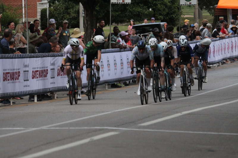 Tour De Francis Park 2025 E -LXXX.jpg :: Tour de Francis Park 2025, Gateway Cup 2025, Men's Pro CAT 1, 70-minute race, 150 racer field - Fast, Wide, smooth, and FAST, the Tour de Francis Park is a series favorite. This long 1.2-mile course is full throttle- featuring on super-fast downhill turn 2 sets up a long uphill drag to the finish. -Gateway Cup Website- A criterium, or crit, is a bike race consisting of several laps around a closed circuit, the length of each lap or ranging from about 400 meters to 10,000 meters. (google) This is a USA Cycling sanctioned race event.