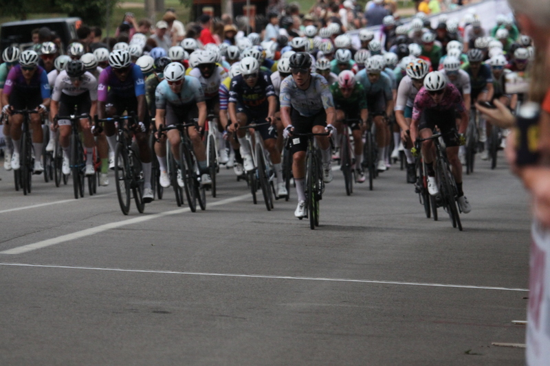 Tour De Francis Park 2025 E -LXXXX.jpg :: Tour de Francis Park 2025, Gateway Cup 2025, Men's Pro CAT 1, 70-minute race, 150 racer field - Fast, Wide, smooth, and FAST, the Tour de Francis Park is a series favorite. This long 1.2-mile course is full throttle- featuring on super-fast downhill turn 2 sets up a long uphill drag to the finish. -Gateway Cup Website- A criterium, or crit, is a bike race consisting of several laps around a closed circuit, the length of each lap or ranging from about 400 meters to 10,000 meters. (google) This is a USA Cycling sanctioned race event.