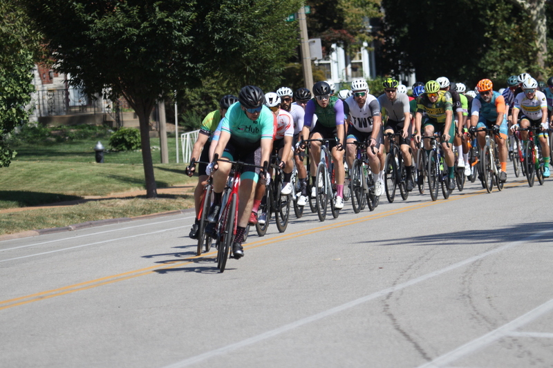 Tour De Francis Park 2025 LXIII.jpg :: Tour de Francis Park 2025/Gateway Cup 2025 - Men's CAT 4/5 40 Minute race 1105am - Tour de Francis Park! Francis Park, named after David Rowland Francis - President of the Louisiana Purchase Exposition (the 1904 World's Fair) is known for its wide, tree lined streets and for having beautiful churches on every corner. Today the St. Louis Hills neighborhood showcases gingerbread bungalows, stately homes and some of the tidiest landscaping in St. Louis. Gateway Cup Website- St. Louis hosts the Labor Day Omnium - Omnium - a multiple race event in track cycling. In recent years, road racing has also adopted the term to describe multi-day races that feature three primary road races events (time trial, mass start, and criterium).  USA Cycling