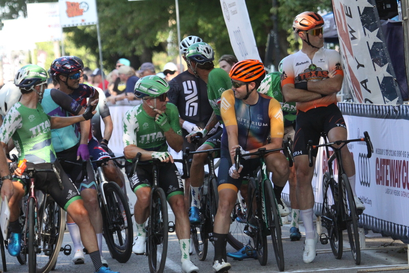 Tour De Lafayette 2025 B -XXXIV.jpg :: Tour de Lafayette 2025/ Gateway Cup 2025 at Lafayette Square Park in South St. Louis City, Missouri, USA. Master 40+ CAT 1-4 50 Minutes. USA Cycling, Omnium - a multiple race event in track cycling. In recent years road racing has adopted the term to describe multi-day races that feature three primary road races events (time trail, mass start, and criterium). Four criteriums make this an Omnium. 