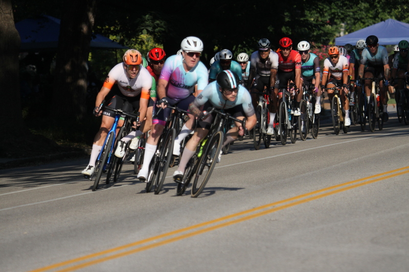 Tour De Lafayette 2025 B -XXXXI.jpg :: Tour de Lafayette 2025/ Gateway Cup 2025 at Lafayette Square Park in South St. Louis City, Missouri, USA. Master 40+ CAT 1-4 50 Minutes. USA Cycling, Omnium - a multiple race event in track cycling. In recent years road racing has adopted the term to describe multi-day races that feature three primary road races events (time trail, mass start, and criterium). Four criteriums make this an Omnium. 