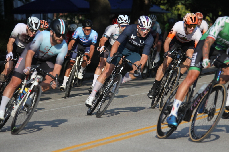 Tour De Lafayette 2025 B -XXXXII.jpg :: Tour de Lafayette 2025/ Gateway Cup 2025 at Lafayette Square Park in South St. Louis City, Missouri, USA. Master 40+ CAT 1-4 50 Minutes. USA Cycling, Omnium - a multiple race event in track cycling. In recent years road racing has adopted the term to describe multi-day races that feature three primary road races events (time trail, mass start, and criterium). Four criteriums make this an Omnium. 