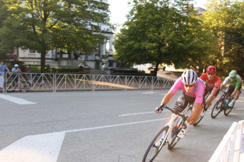 Tour De Lafayette 2025 B -XXXXIII.jpg :: Tour de Lafayette 2025/ Gateway Cup 2025 at Lafayette Square Park in South St. Louis City, Missouri, USA. Master 40+ CAT 1-4 50 Minutes. USA Cycling, Omnium - a multiple race event in track cycling. In recent years road racing has adopted the term to describe multi-day races that feature three primary road races events (time trail, mass start, and criterium). Four criteriums make this an Omnium. 